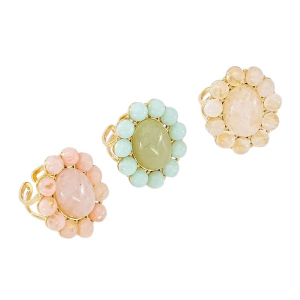 Ring Chunky Flower (3 kleuren)