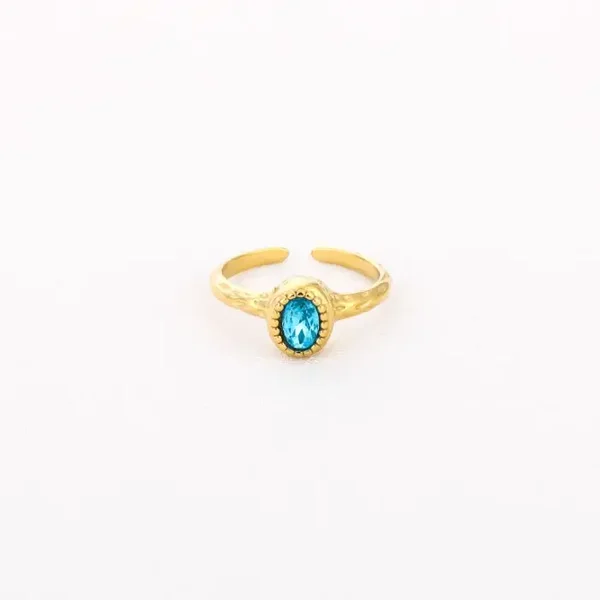 Ring Phoebe blauw
