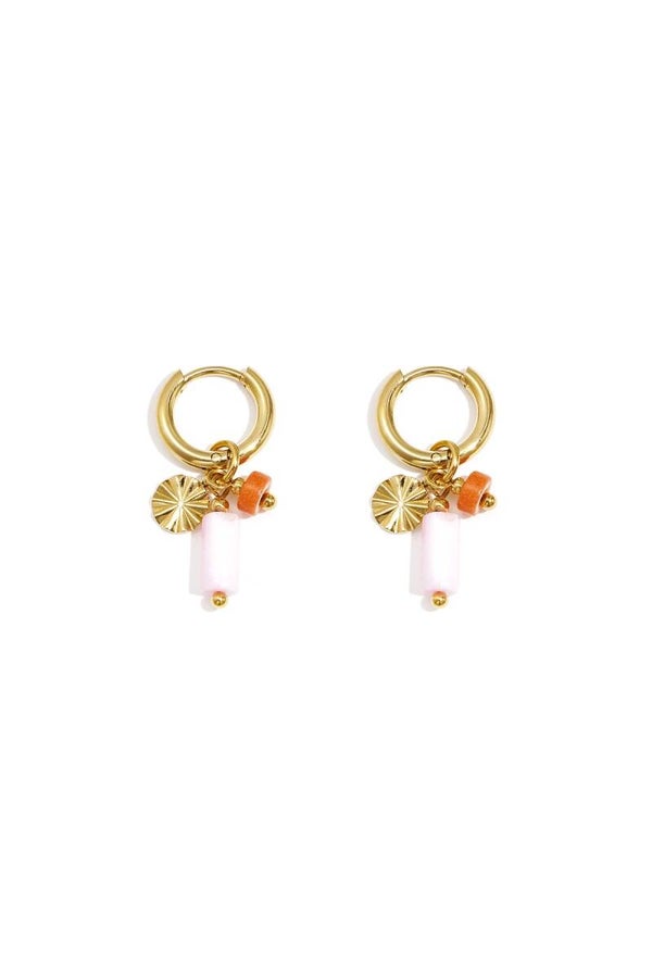 Oorbellen June oranje