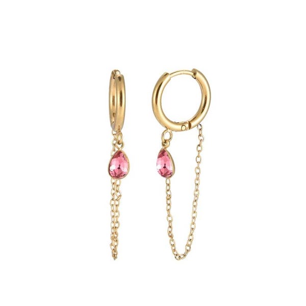 Oorbellen Rose Candy