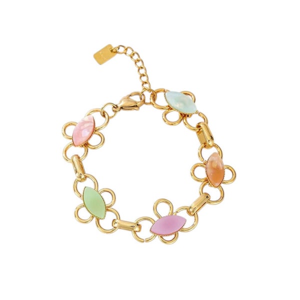 Armband Happy Flower mixed