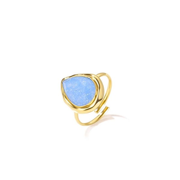 Ring Blush Gem (blauw)