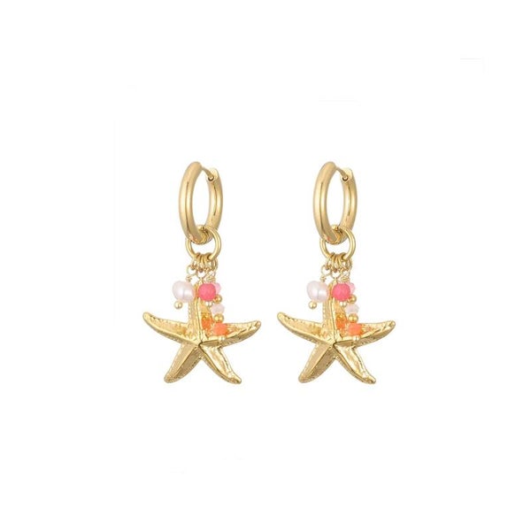 Oorbellen Blush Starfish