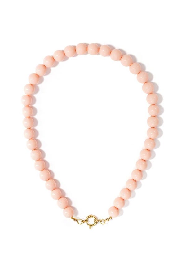 Kralenketting Peach