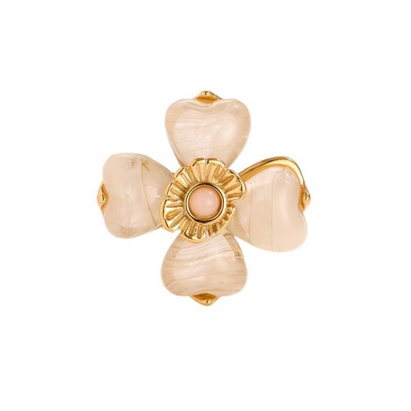 Ring Bloom Club Crème