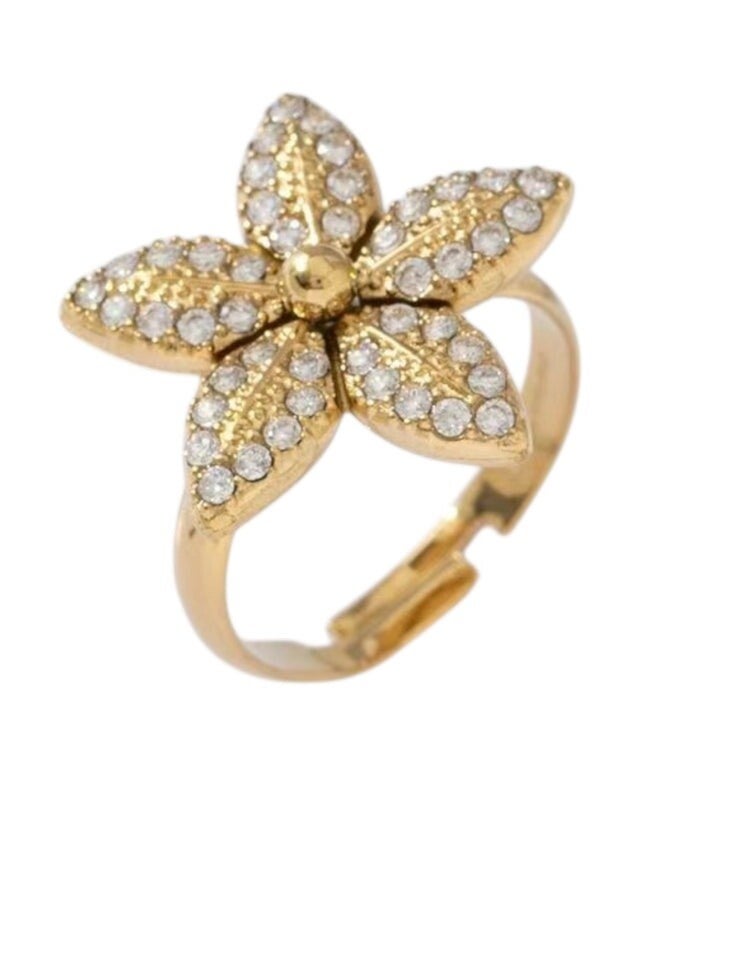 Ring Strassy Petals