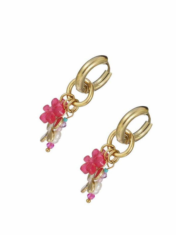 Oorbellen Pink Crush