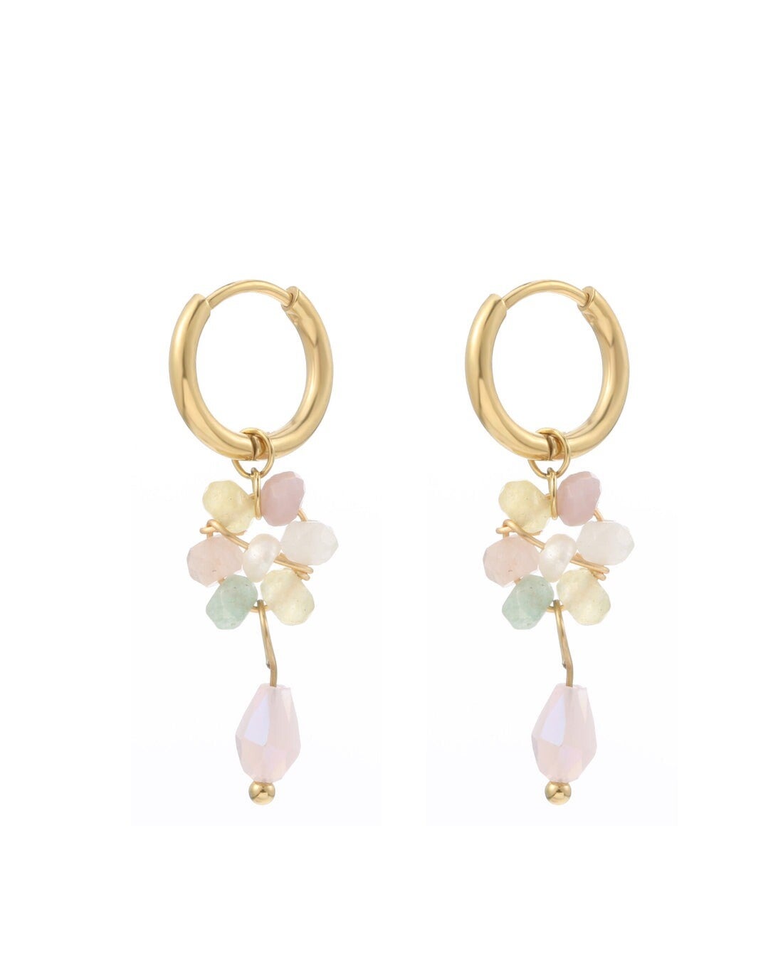 Oorbellen Flower Fiesta (soft lila)