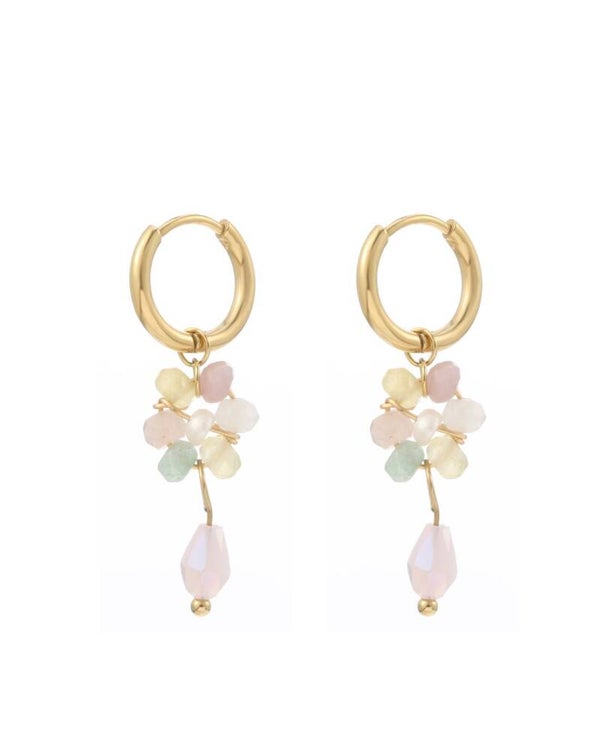 Oorbellen Flower Fiesta (soft lila)