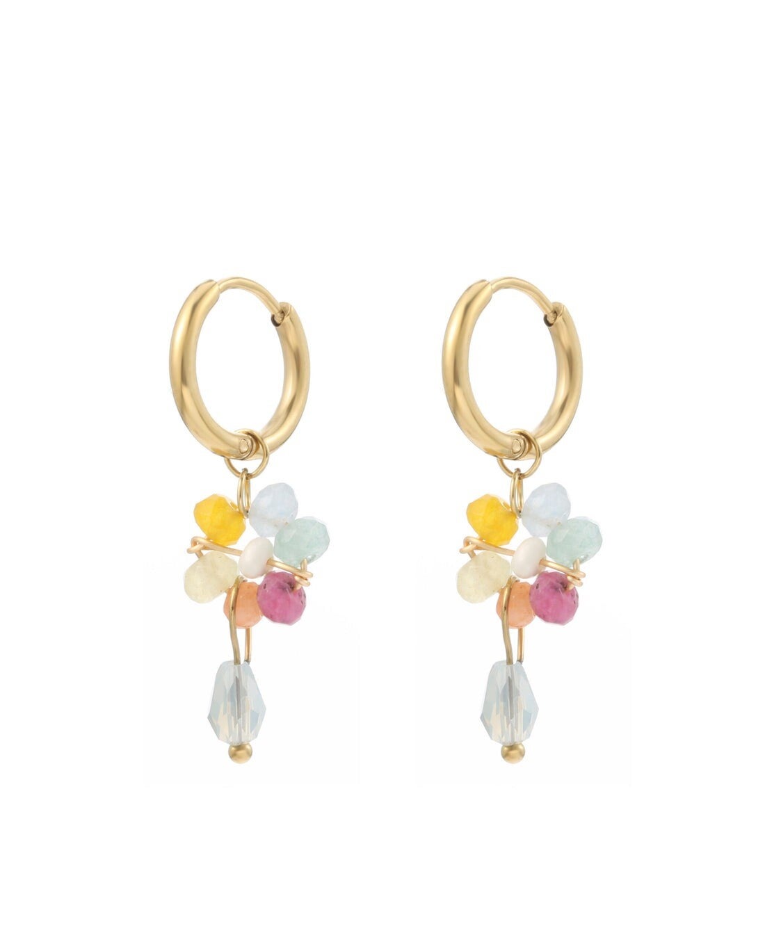Oorbellen Flower Fiesta (mixed pastel)