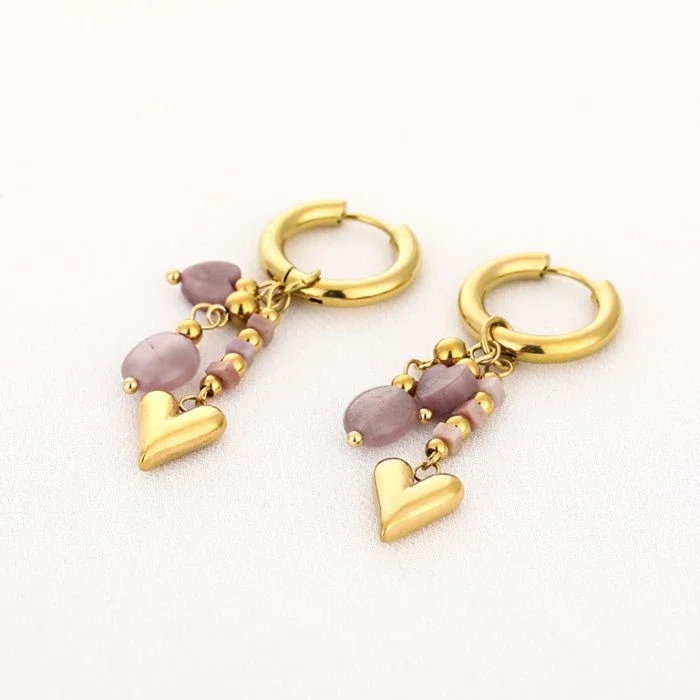 Oorbellen Dreamy Plum