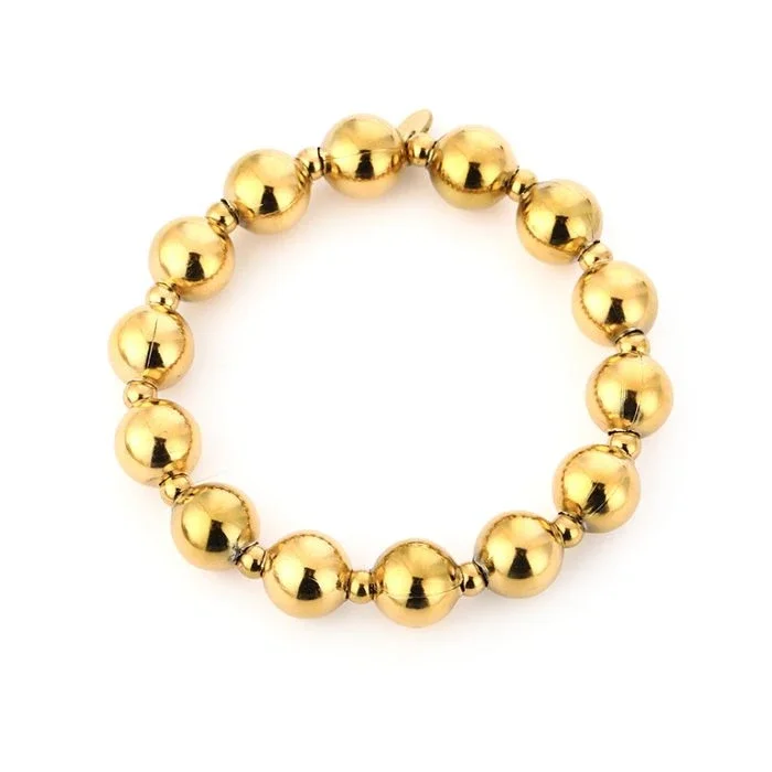 Armband gouden kralen