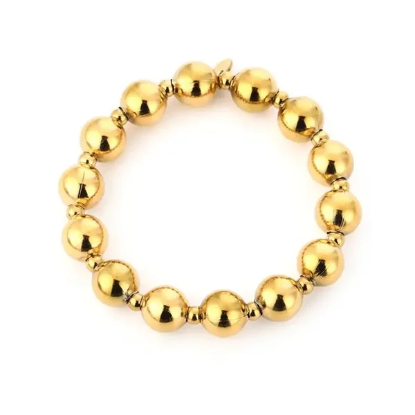 Armband gouden kralen