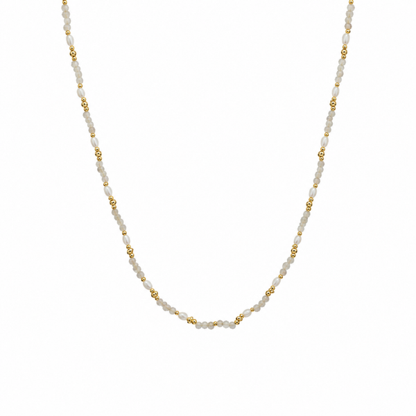 Ketting Stones Crème