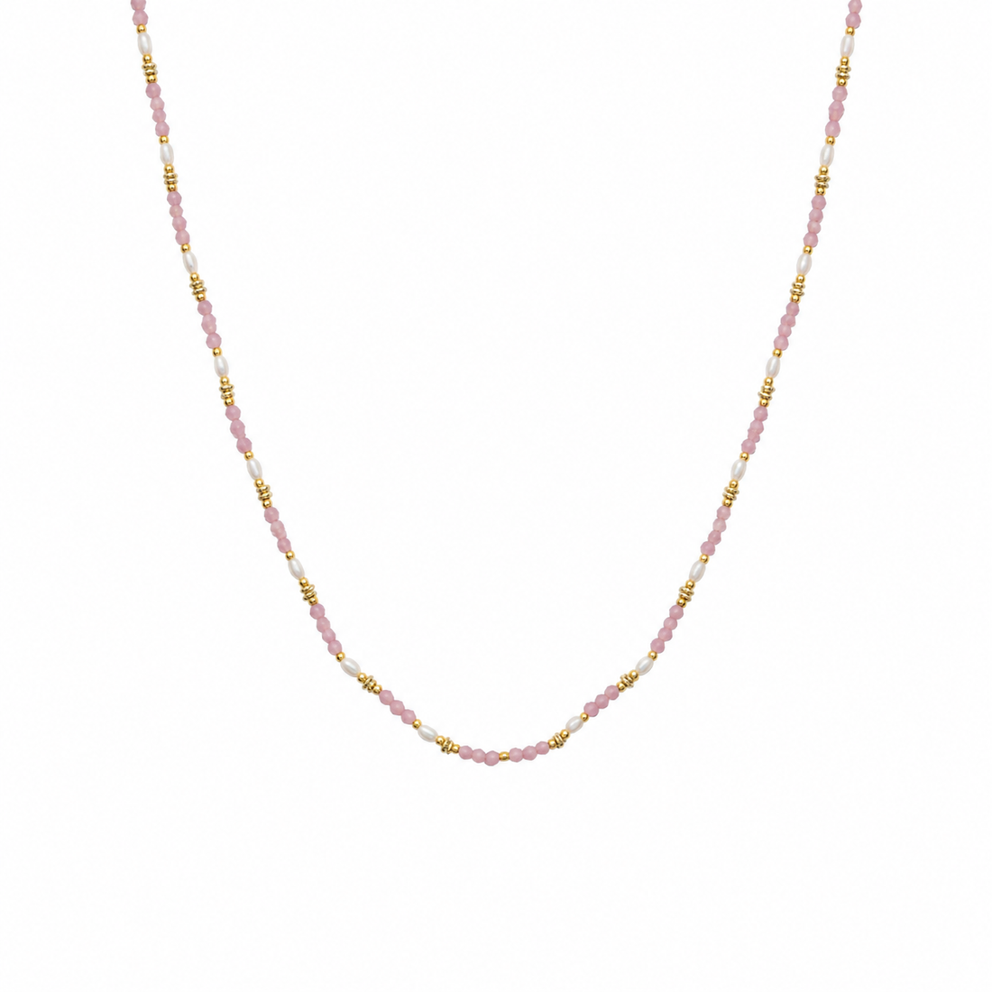 Ketting Stones roze