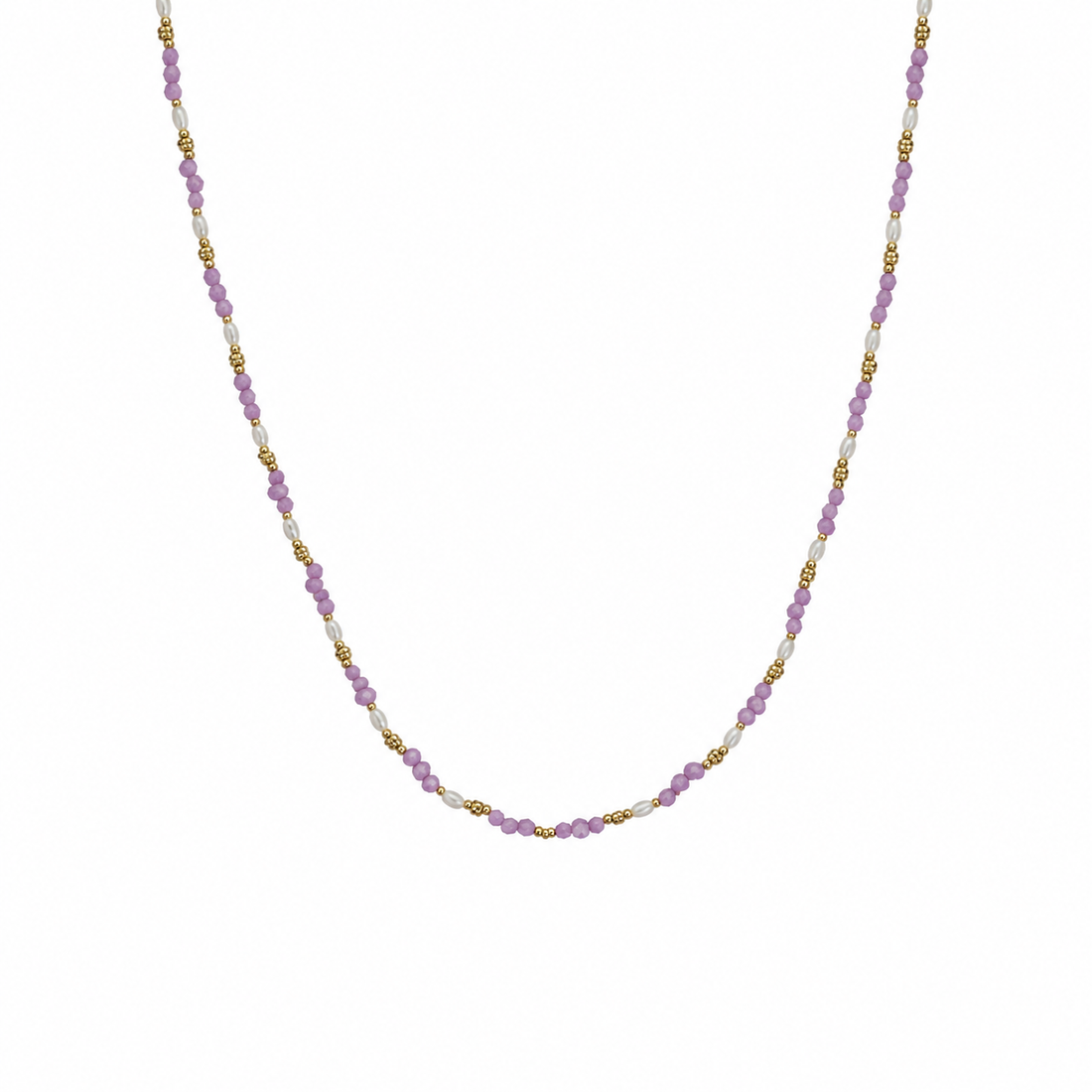 Ketting Stones paars
