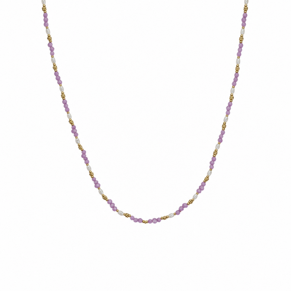 Ketting Stones paars