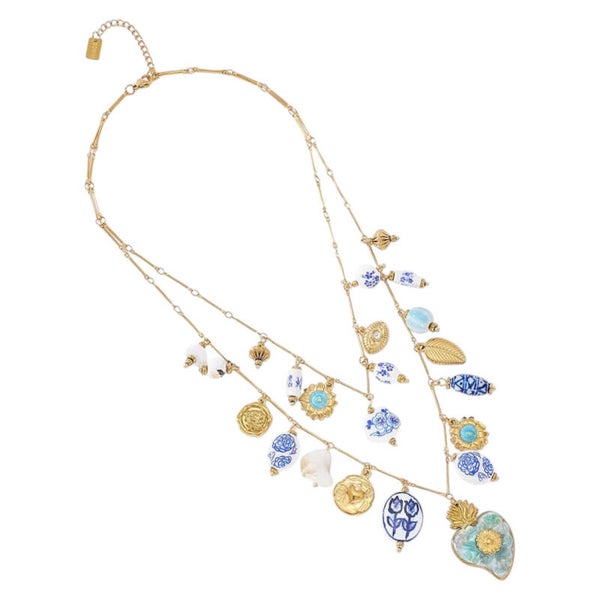 Ketting Double Blue Velvet