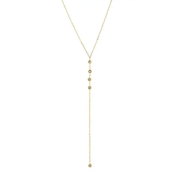 Y ketting strass