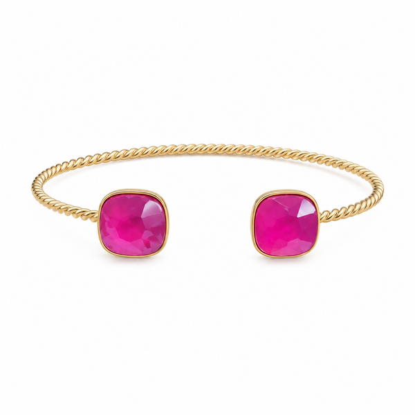 Bangle Happy Stone (fuchsia)