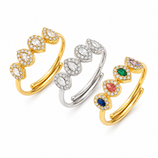 Ring Sugar Stones (gekleurd)