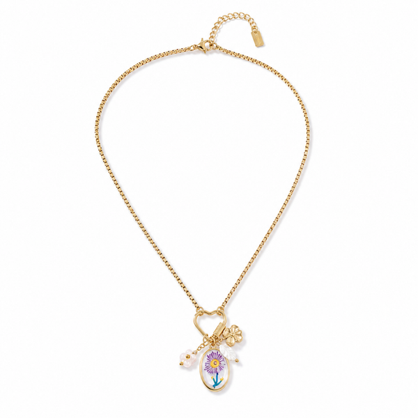 Ketting Flower Charm