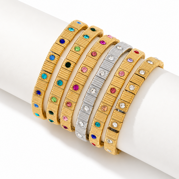 Armband met steentjes