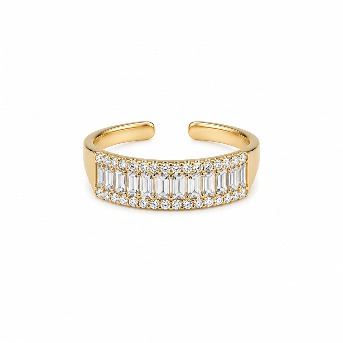 Ring Cuban Strass