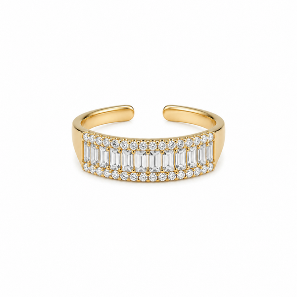 Ring Cuban Strass