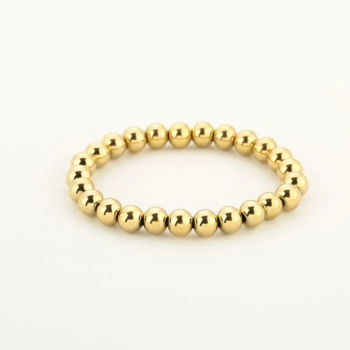 Armband kralen Golden Glow