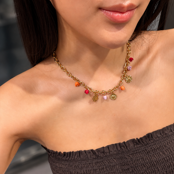 Ketting Pinky Flower