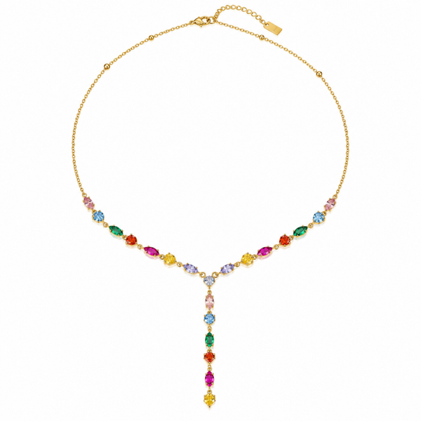 Y ketting Mixed Stone