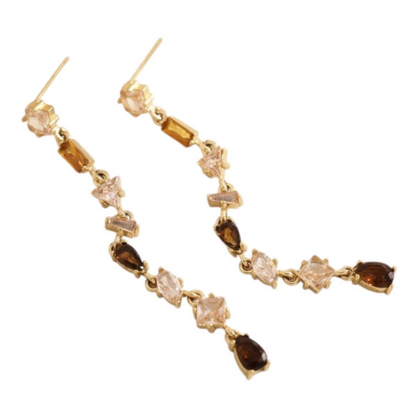 Oorbellen Champagne Glow (bruin)