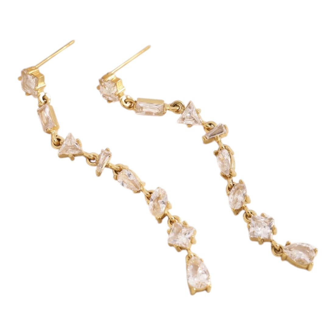 Oorbellen Champagne Glow (transparant)