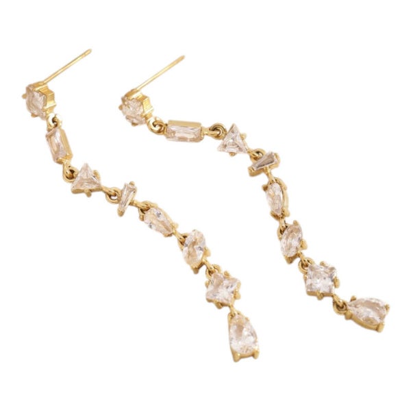 Oorbellen Champagne Glow (transparant)