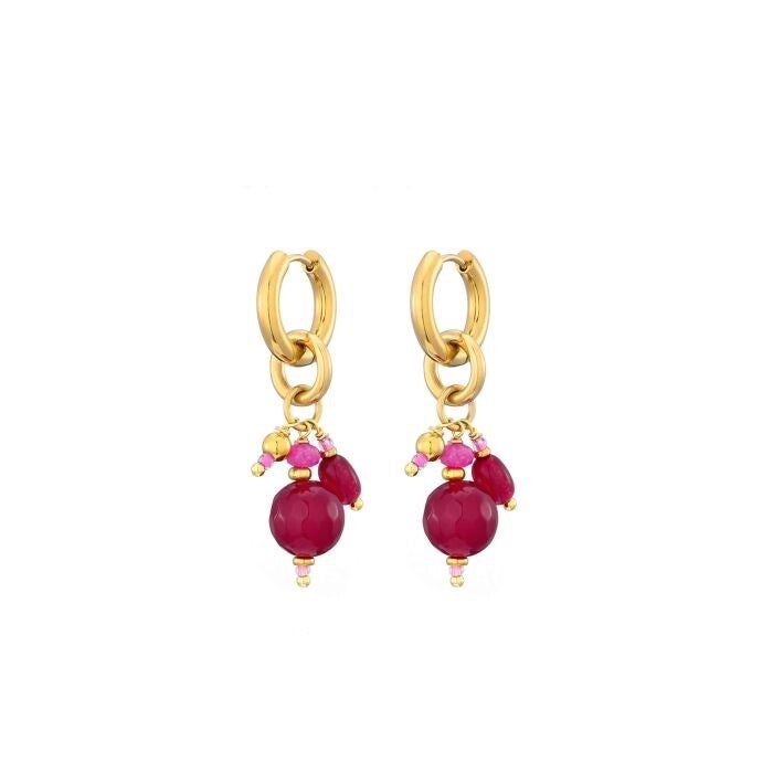 Oorbellen Nova Rood