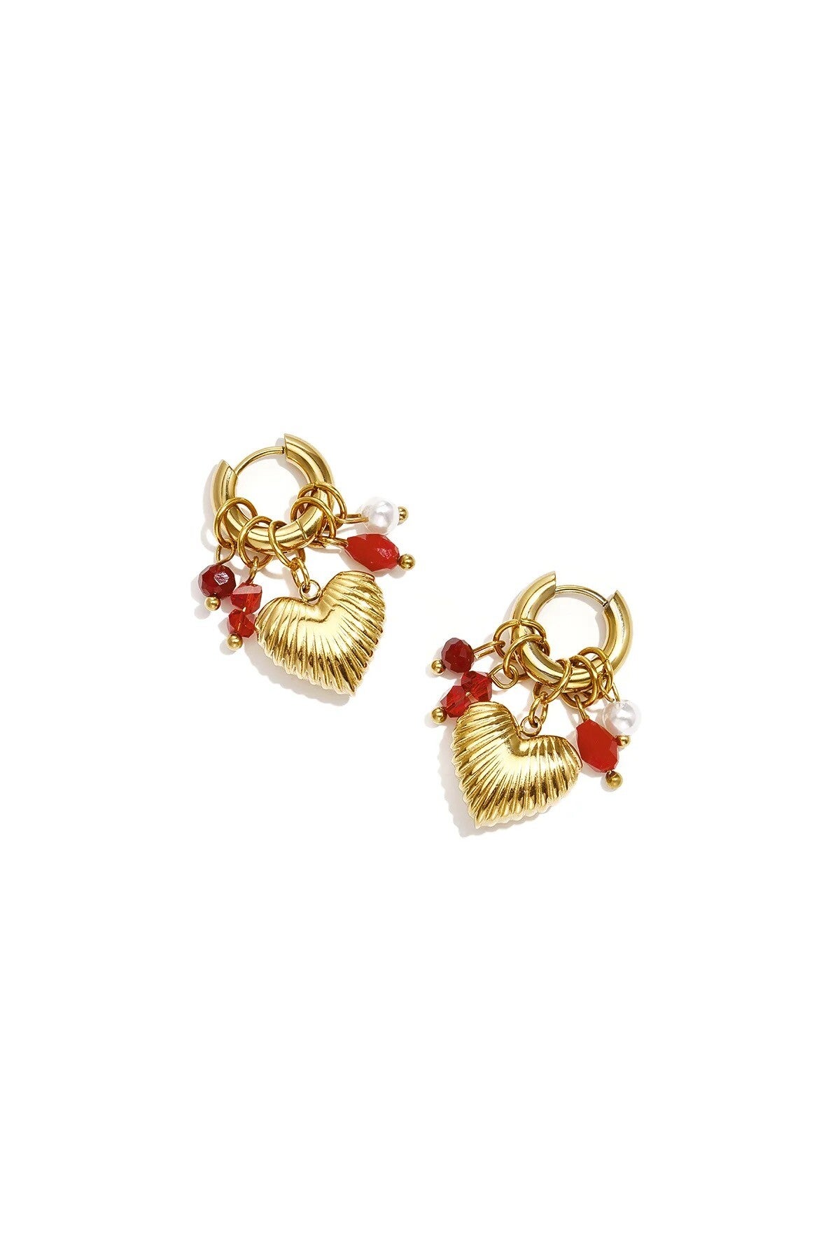 Oorbellen Crush Club (rood)