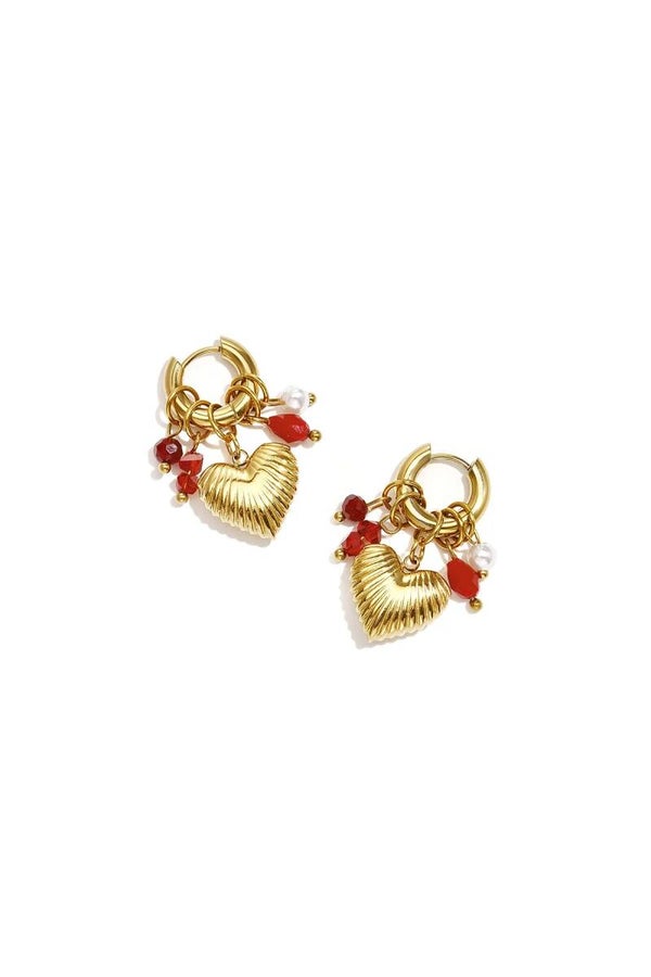 Oorbellen Crush Club (rood)
