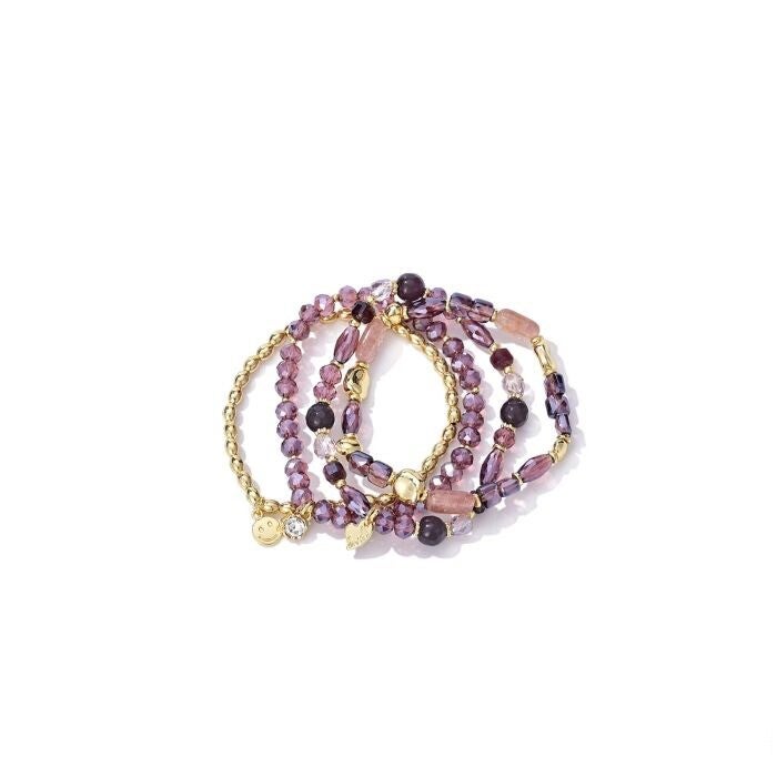 Armbandenset Paars