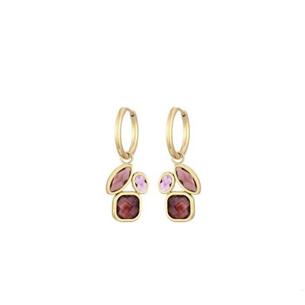 Oorbellen Twilight Shine (donkerpaars)