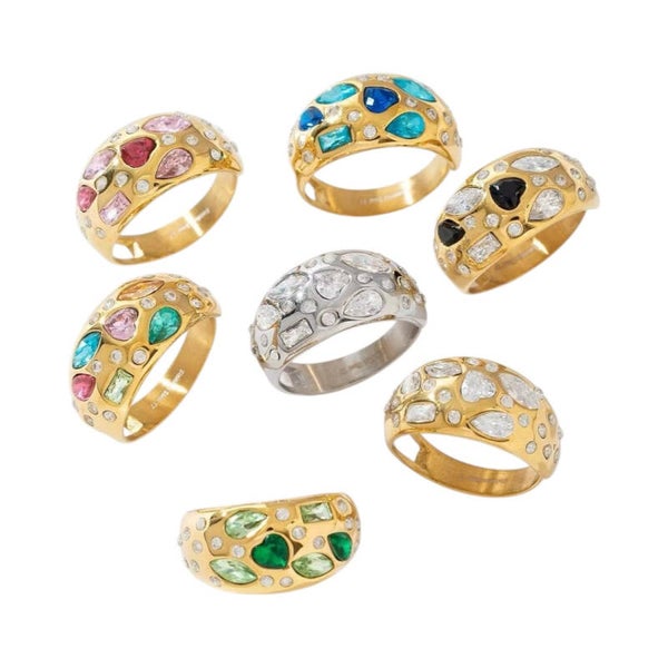 Ring Chunky Strass