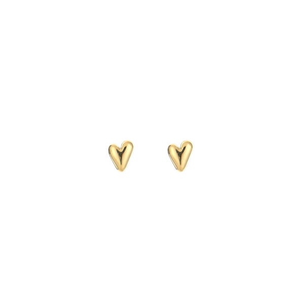 Hartjes knopjes goud