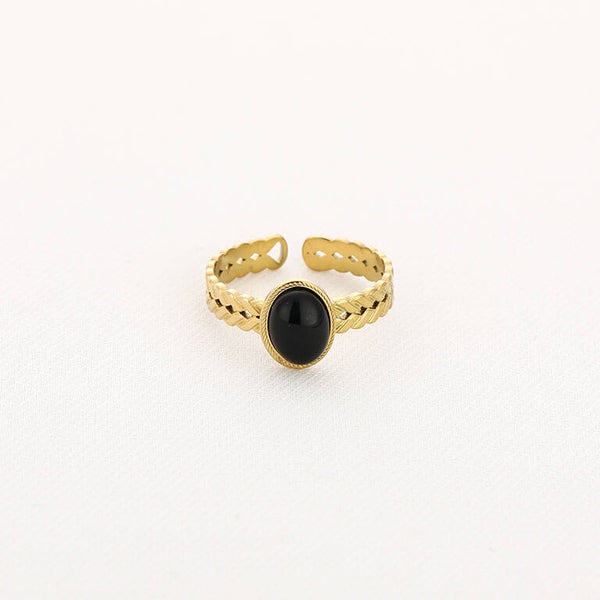 Mia ring zwart