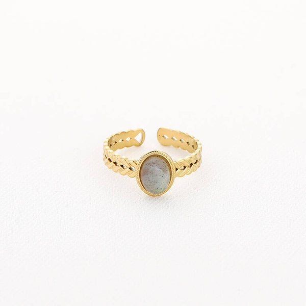 Mia ring grijs