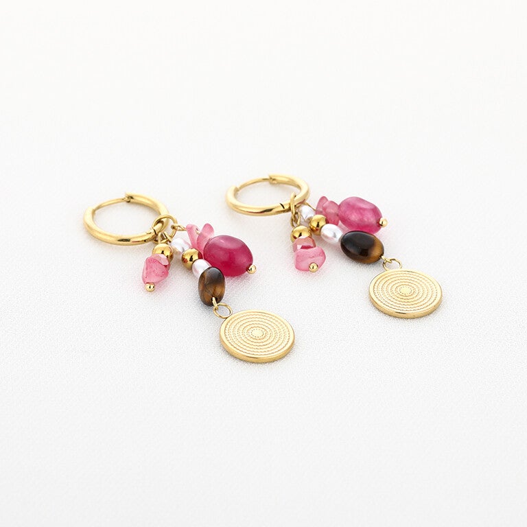 Oorbellen Rosie roze