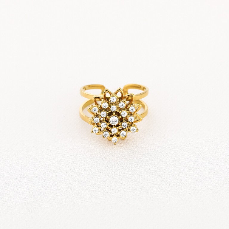 Sparkling Spinner ring