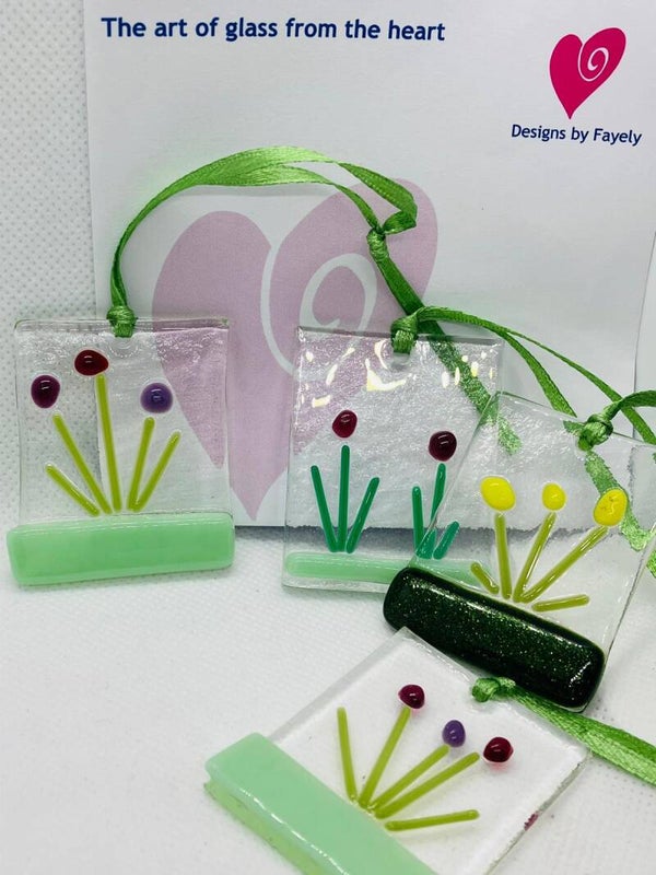 Spring flower hanging decoration