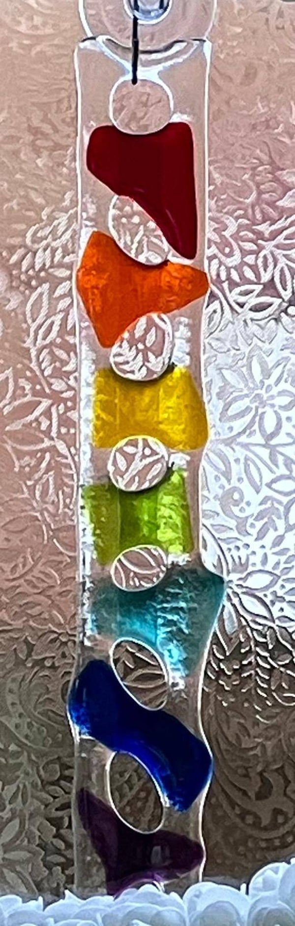Rainbow wish stick 'Holey' Large