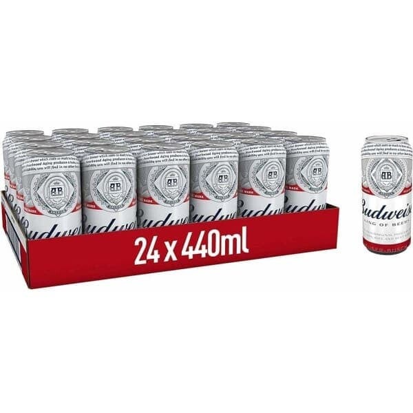 Budweiser 24 Pack Can 440ml