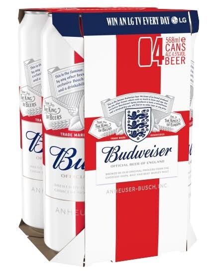 Budweiser 24 Pack Can 568ml